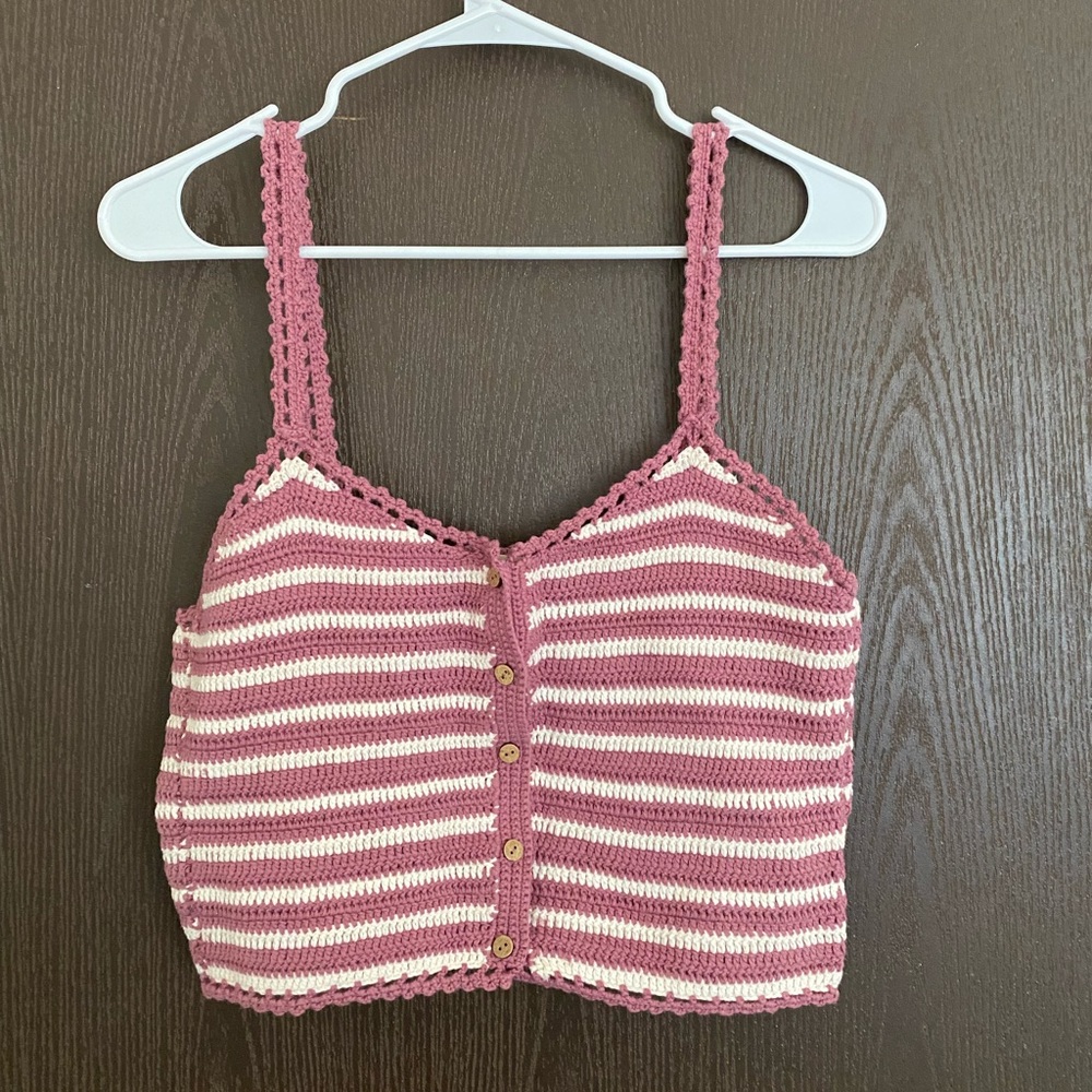 UO Crochet crop top